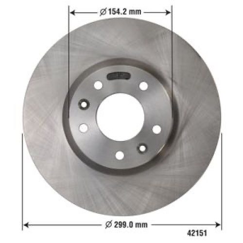 Premium Brake Rotor – Front Right (Passenger Side), Direct Fit Replacement