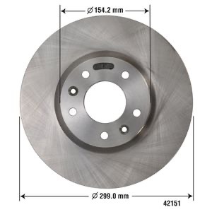 Premium Brake Rotor – Front Right (Passenger Side), Direct Fit Replacement