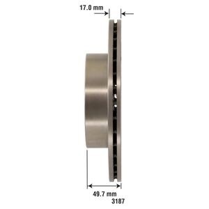 Premium Brake Rotor – Front Left (Driver Side), Direct Fit Replacement