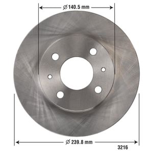 Brake Rotor – Rear Right (Passenger Side), OE-Style Performance